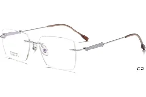 OWNSPECS TIZEN RIMLESS PURE TITANIUM C2_SILVER
