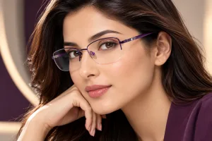 TRIGGER STAINLESS STEEL LADY FRAMES WITH IP PLATING MOD.NO.90163 C2 Purrple