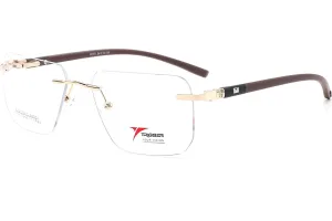TRIGGER EYECONIC RIMLESS COMBINATION FRAMES GOLD